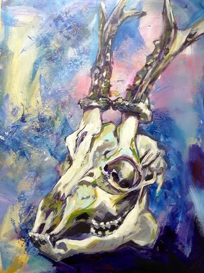 Ellen Erlhagen - 2017 'Hoffnung' : 60 x 40 - Acryl auf Leinwand
