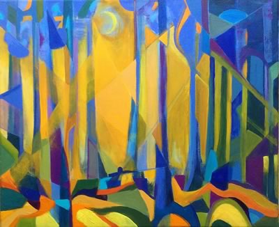 Ellen Erlhagen - 2019 'Heimkehr' : 50 x 60 - Acryl auf Leinwand